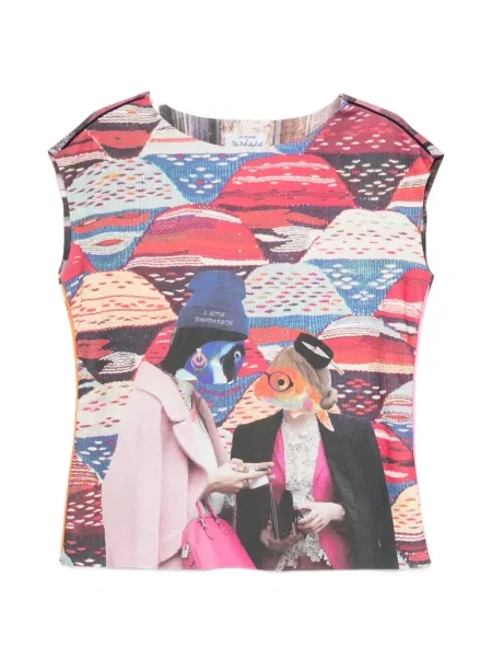 Tricou The Artistylist cu imagine roșu