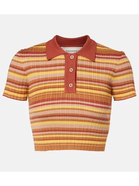 Polo Bananhot cu dungi tricotate