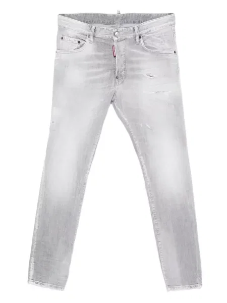 Blugi drepți Dsquared2 gri