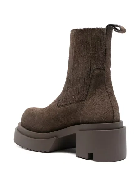 Botine Rick Owens cu platformă maro