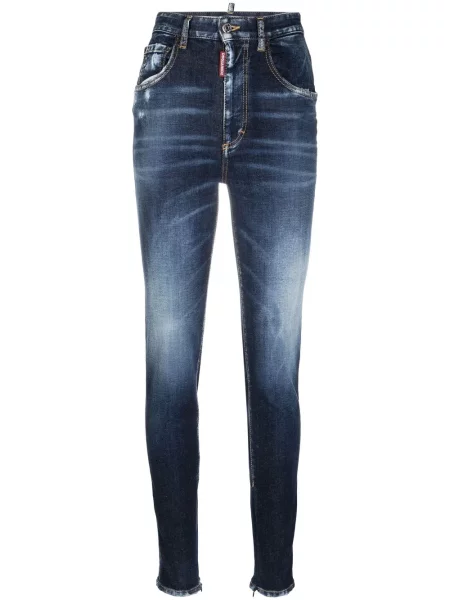 Blugi skinny Dsquared2 skinny fit albastru