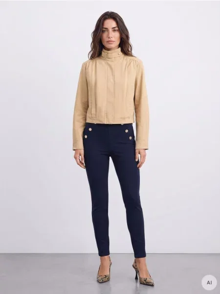 Mohito Skinny kelnės plieno mėlyna