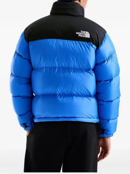 Matlasat geacă The North Face retro albastru