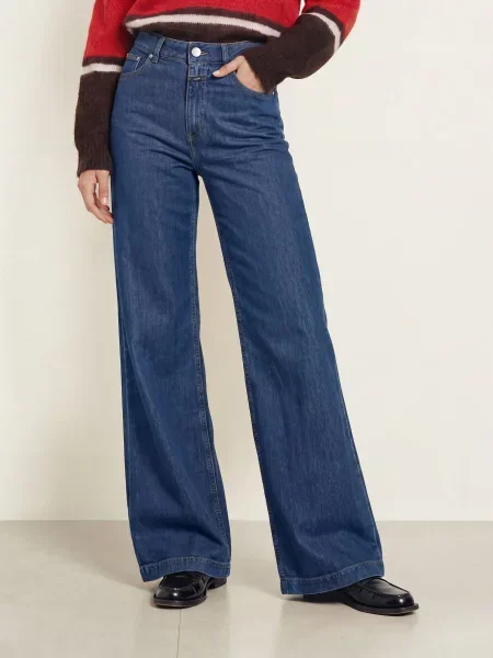 Closed Široké Džíny Glow Up dbl dark blue modré