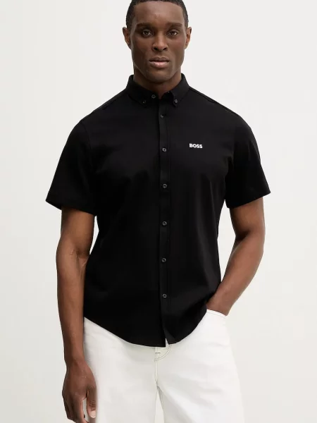 Srajca BOSS Green ST_Motion S črna