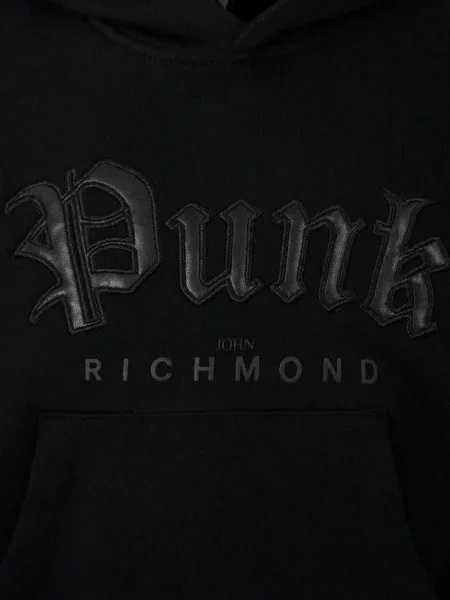 Bluza z kapturem dziecięca John Richmond czarna