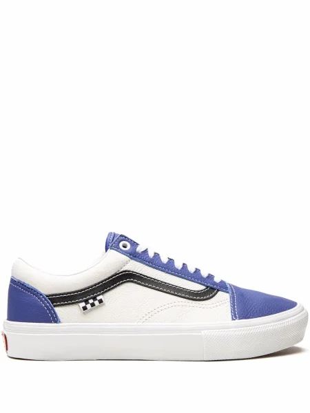 Sneakerși Vans Old Skool din piele albastru