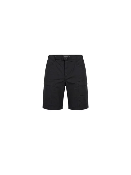 Szorty cargo Lyle & Scott czarne