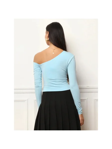 Top La Modeuse albastru