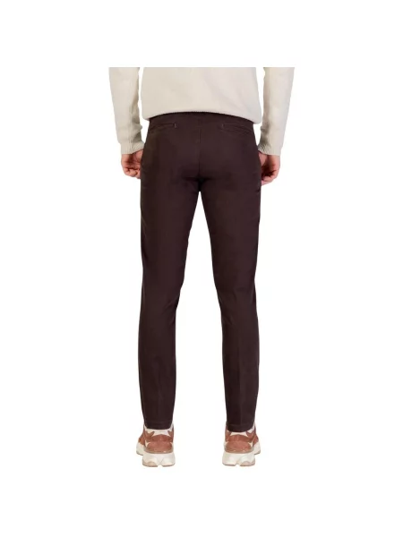 Chino hlače Borghese smeđa