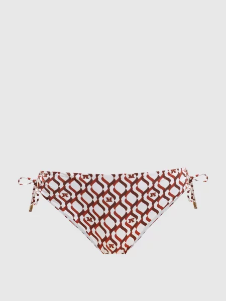 Трусики від купальника SIBILLA в брендовий принт Max Mara білі