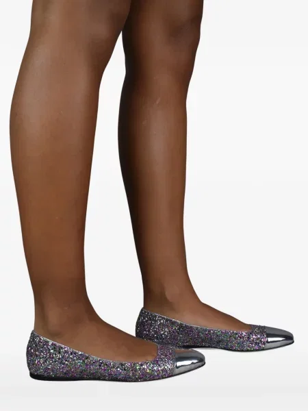 Balerini Jimmy Choo cu paiete violet