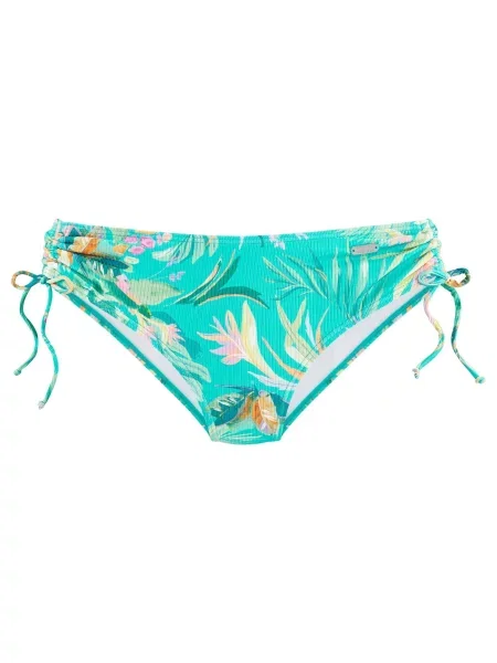 VENICE BEACH Slip costum de baie turcoaz / petrol / deschis / roz verde