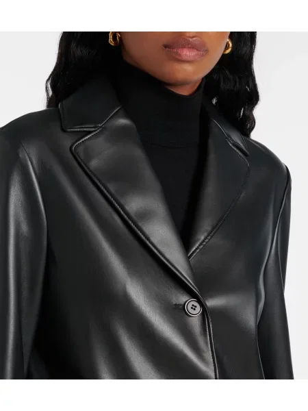 Marynarka Max Mara skórzana czarna