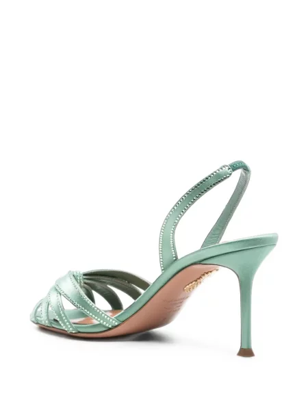 Sandale Aquazzura slingback verde