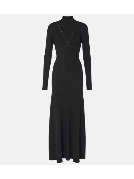 Rochie maxi Staud de costum negru