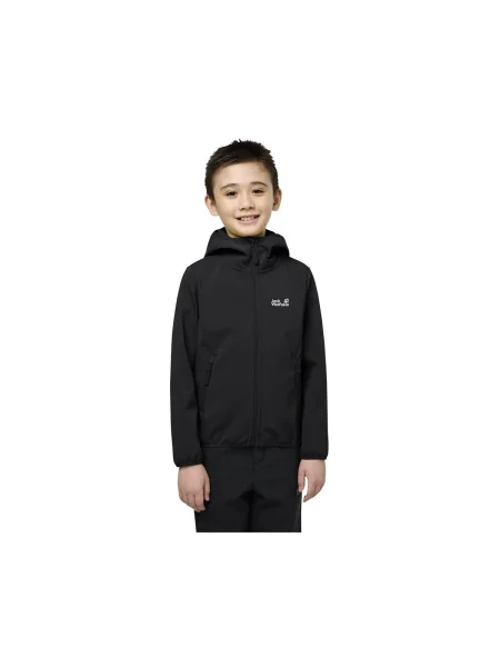 Geacă copii Jack Wolfskin negru