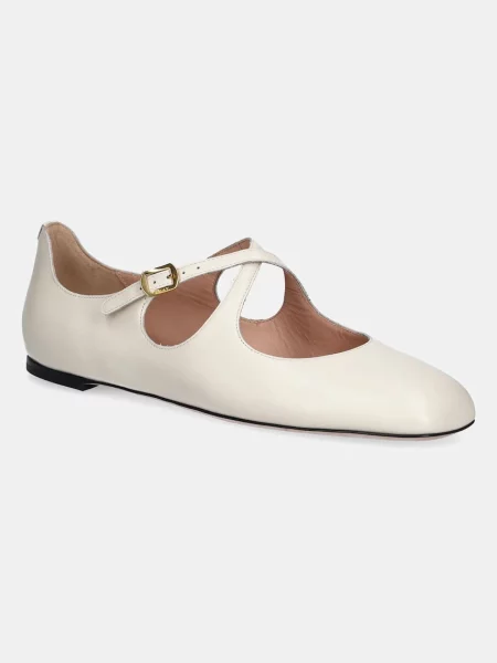 Bally balerini de piele bej
