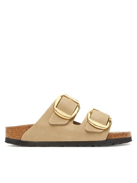 Birkenstock Papucs Arizona Big Buckle Hex Barna bézs