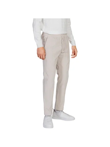 Pantaloni Antony Morato de catifea cord alb