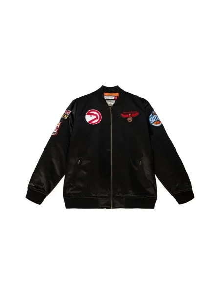 Kurtka bomber Mitchell & Ness czarny