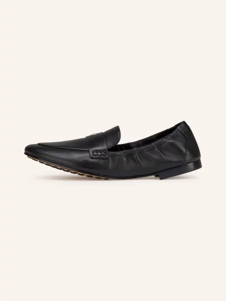 Tory Burch Mokasyny Ballet schwarz czarne