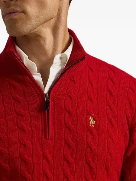 Șapcă Polo Ralph Lauren cu dungi roșu