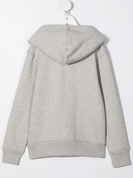 Dětska mikina s kapucí Polo Ralph Lauren šedá
