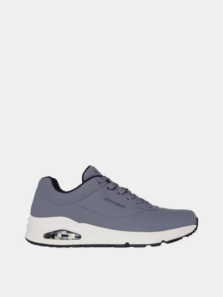 Кросівки Skechers штучна шкіра/текстиль сірий