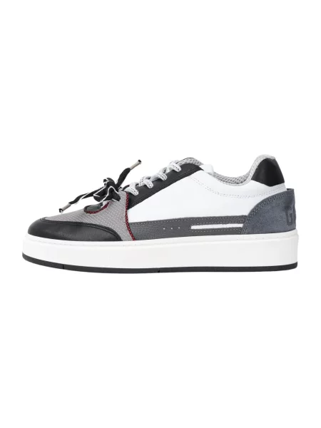 Sneakersy Gcds skórzane białe