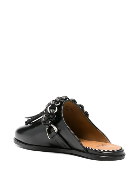 Papuci tip mules Toga Pulla negru