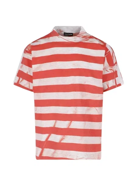 Tricou Cultura cu dungi roșu