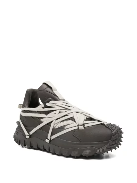 Sneakerși Moncler + Rick Owens maro