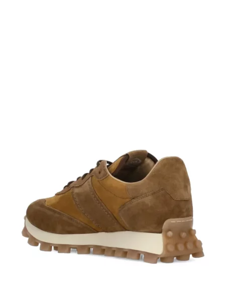 Sneakerși Tod's din piele de căprioară maro