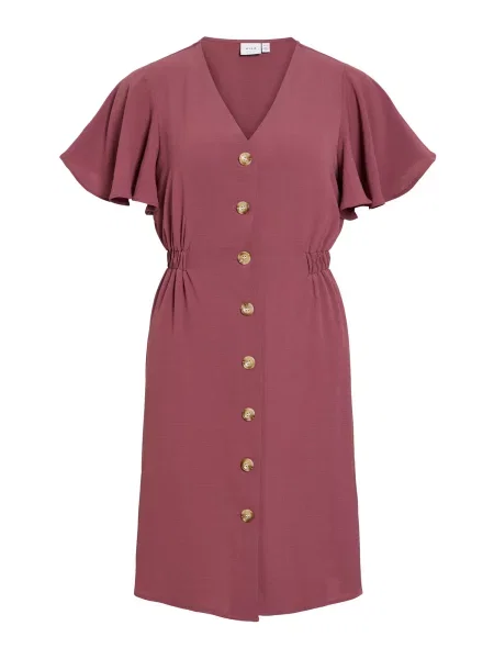 VILA Rochie tip bluză magenta