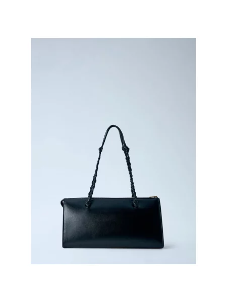 Torebka Jil Sander skórzana czarna
