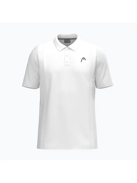 Férfi tenisz póló póló HEAD Club 25 Tech Polo fehér. Méret: L fehér