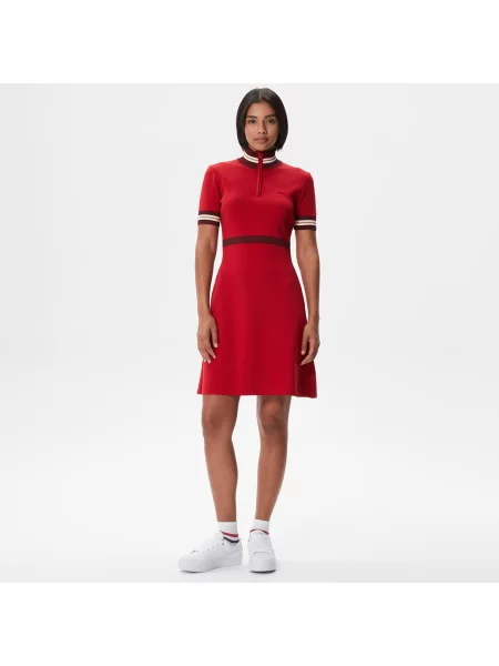Lacoste Sukienka Lacoste czerwona