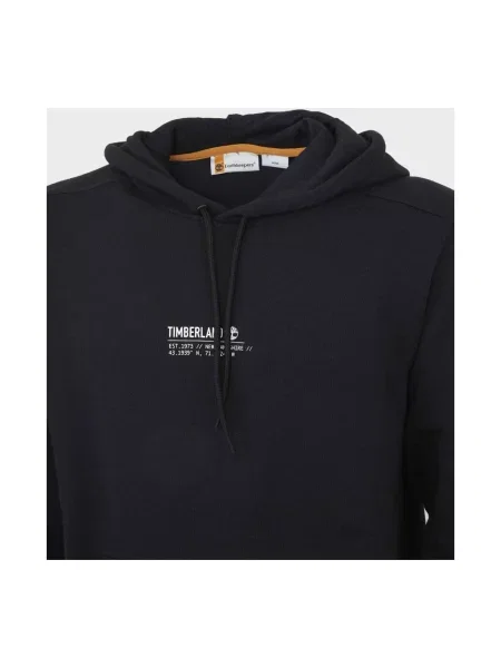 Bluza z kapturem Timberland z kapturem biznesowa czarna