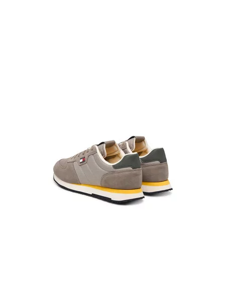 Tommy Jeans Laisvalaikio batai Tj Runner Flag Mix smėlio