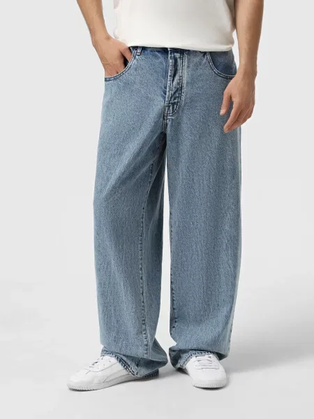 Широкі джинси Armani Exchange блакитний