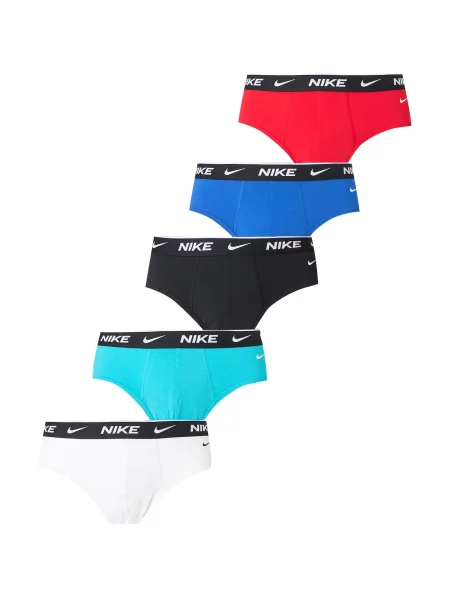 NIKE Underwear Slip albastru / albastru aqua / roșu intens / negru alb