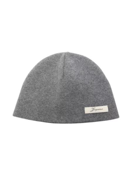 Czapka Jacquemus wełniana szara