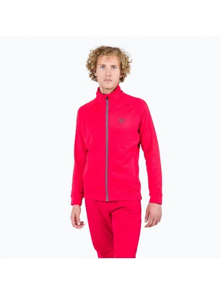 Hanorac din fleece Rossignol din fleece roșu