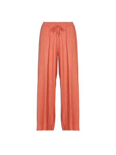 Pantaloni Les Petites Bombes portocaliu