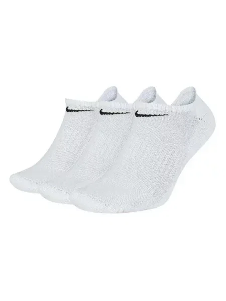 Skarpety Stopki do biegania unisex Everyday Cushion No Show 3 pary białe
