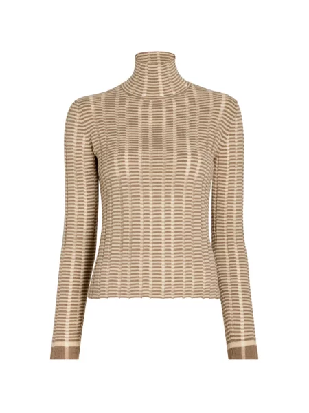 Heláncă Proenza Schouler White Label cu dungi alb