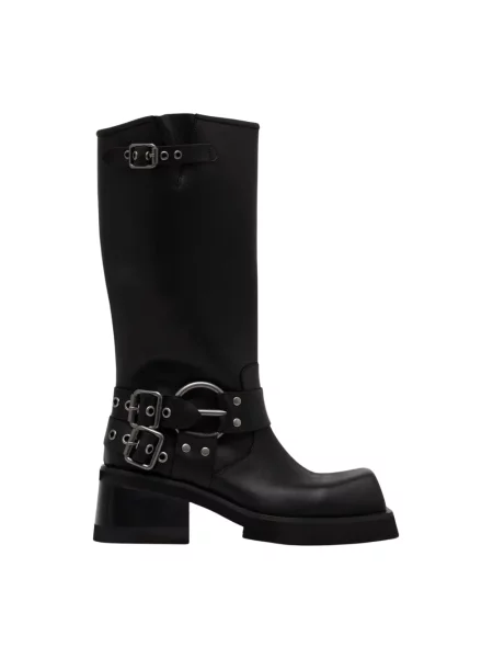 Lniane kozaki Jeffrey Campbell czarne