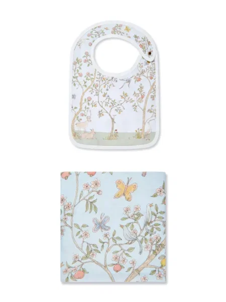 Сатенена чанта Atelier Choux синьо