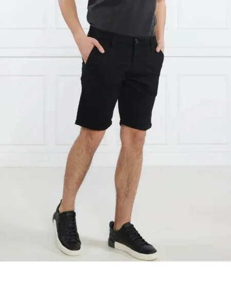 GUESS Pantaloni scurți MYRON negru
